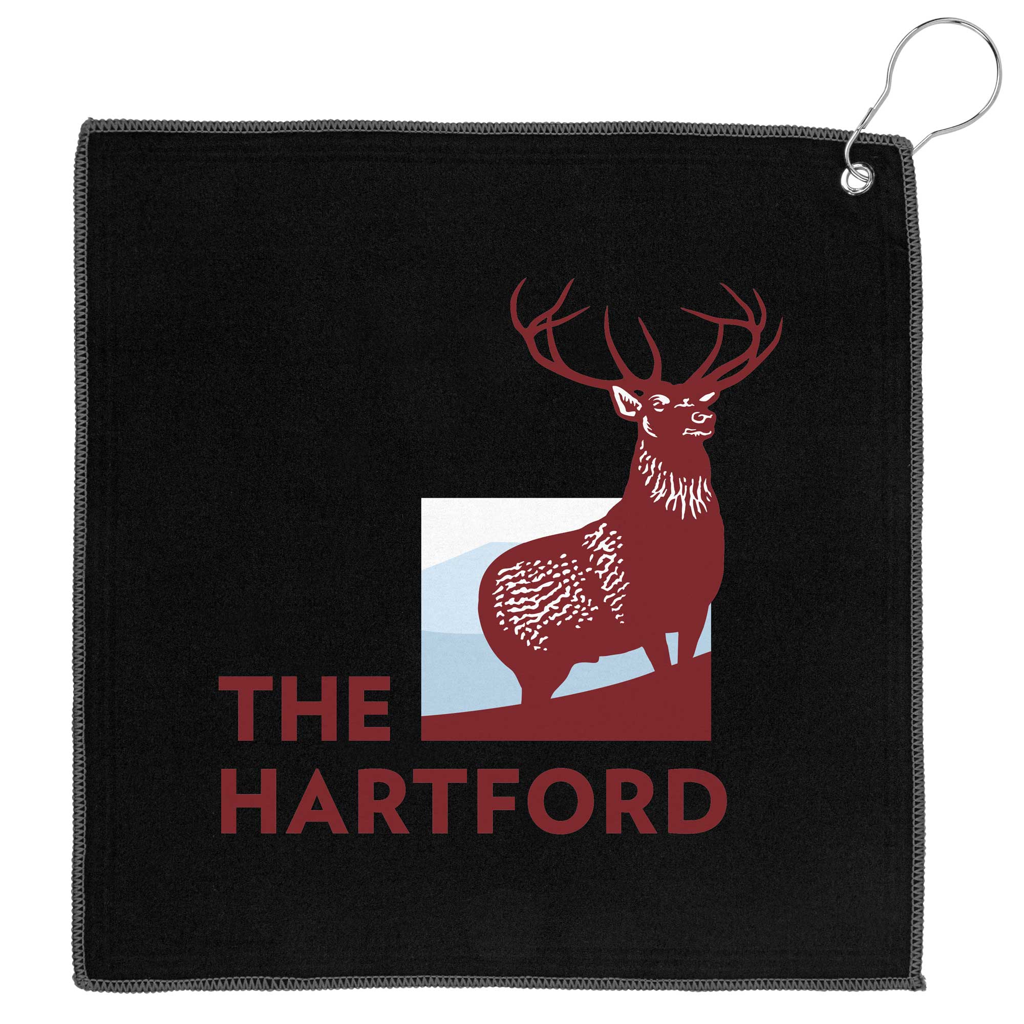 12" x 12" Recycled Golf Towel w/Carabiner view 7