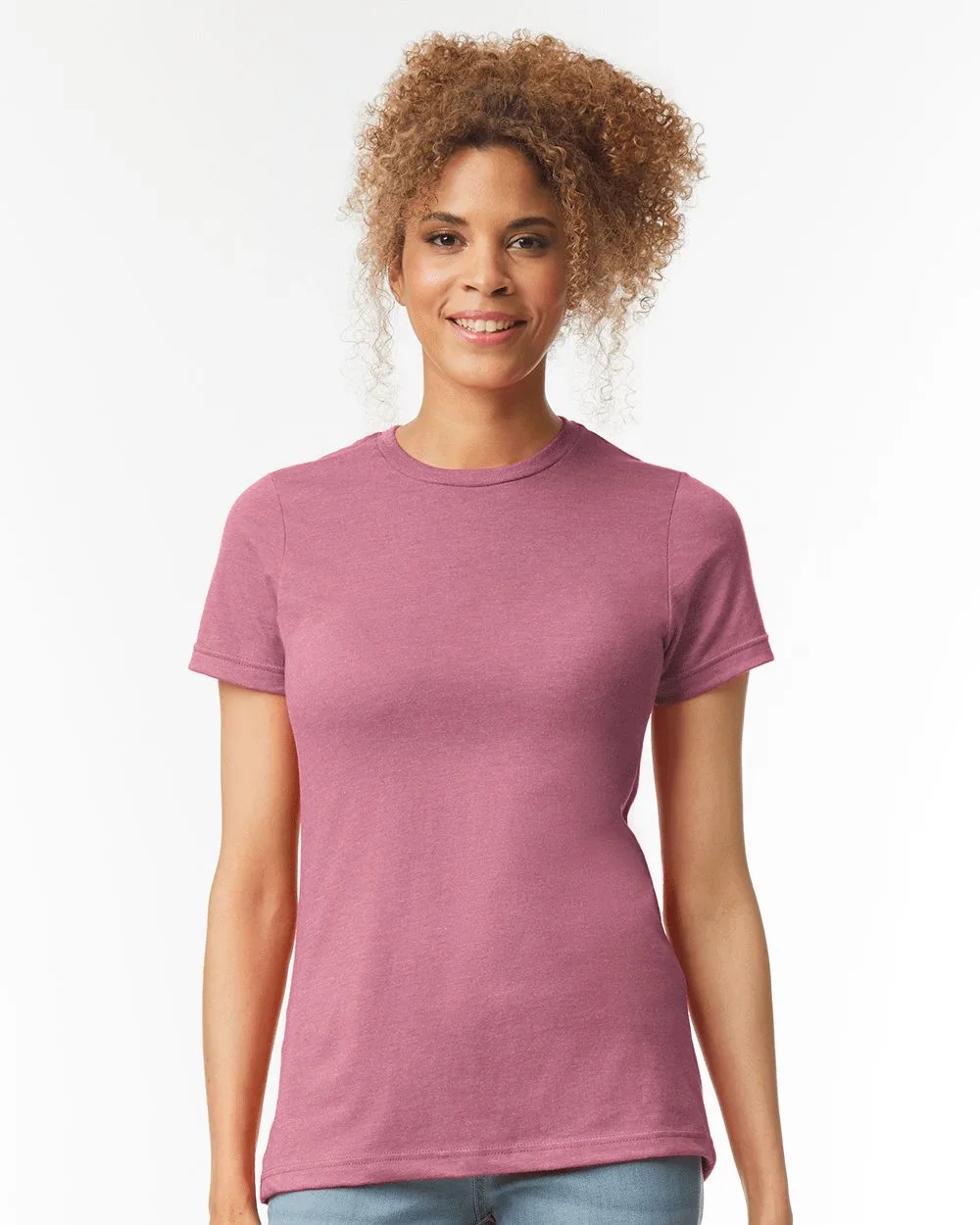 Gildan® Ladies' Softstyle CVC T-Shirt view 2