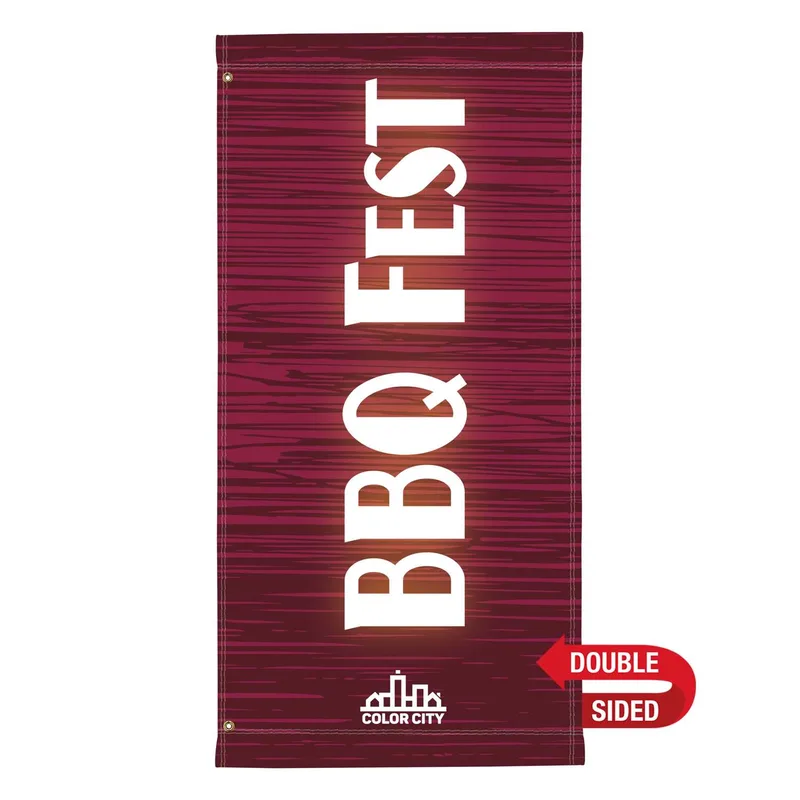 30" x 60" Fabric Boulevard Banner Double-Sided