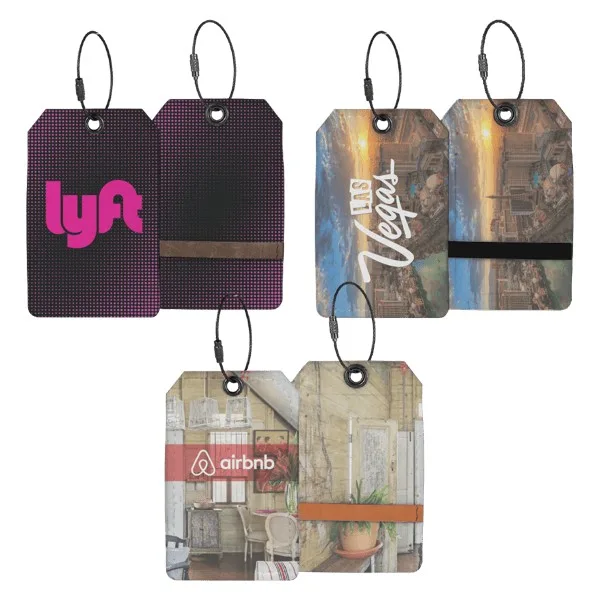 Pikes Dye-Sublimated Felt Luggage Tag view 5