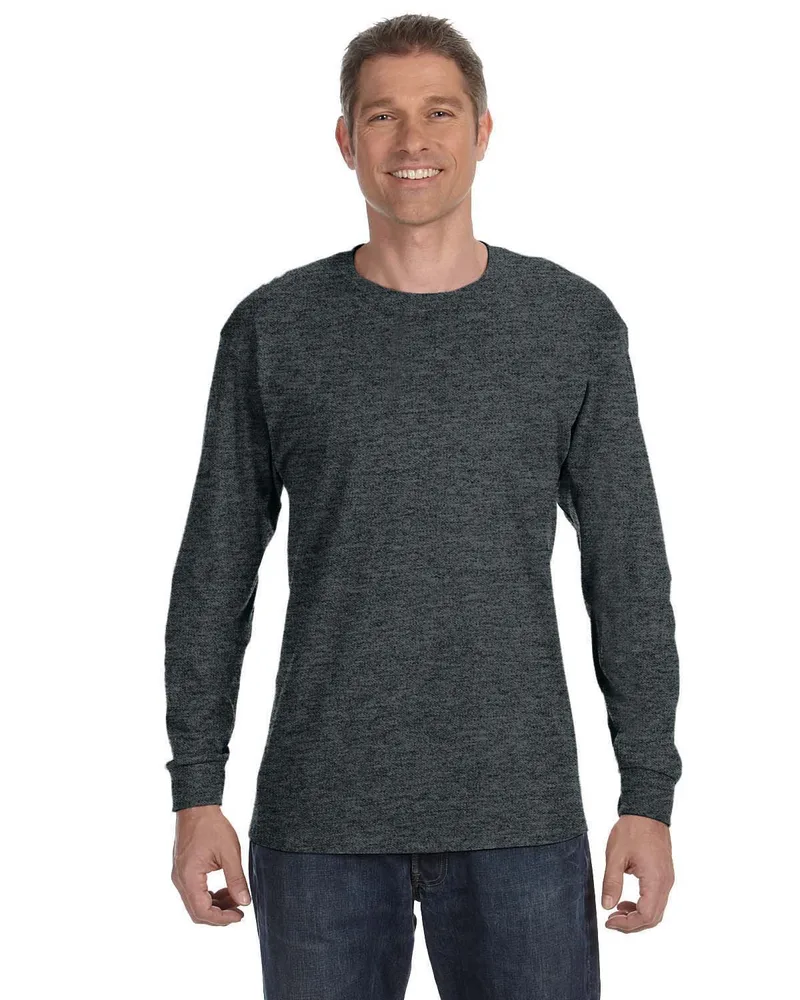 Gildan Adult Heavy Cotton™ Long-Sleeve T-Shirt view 6