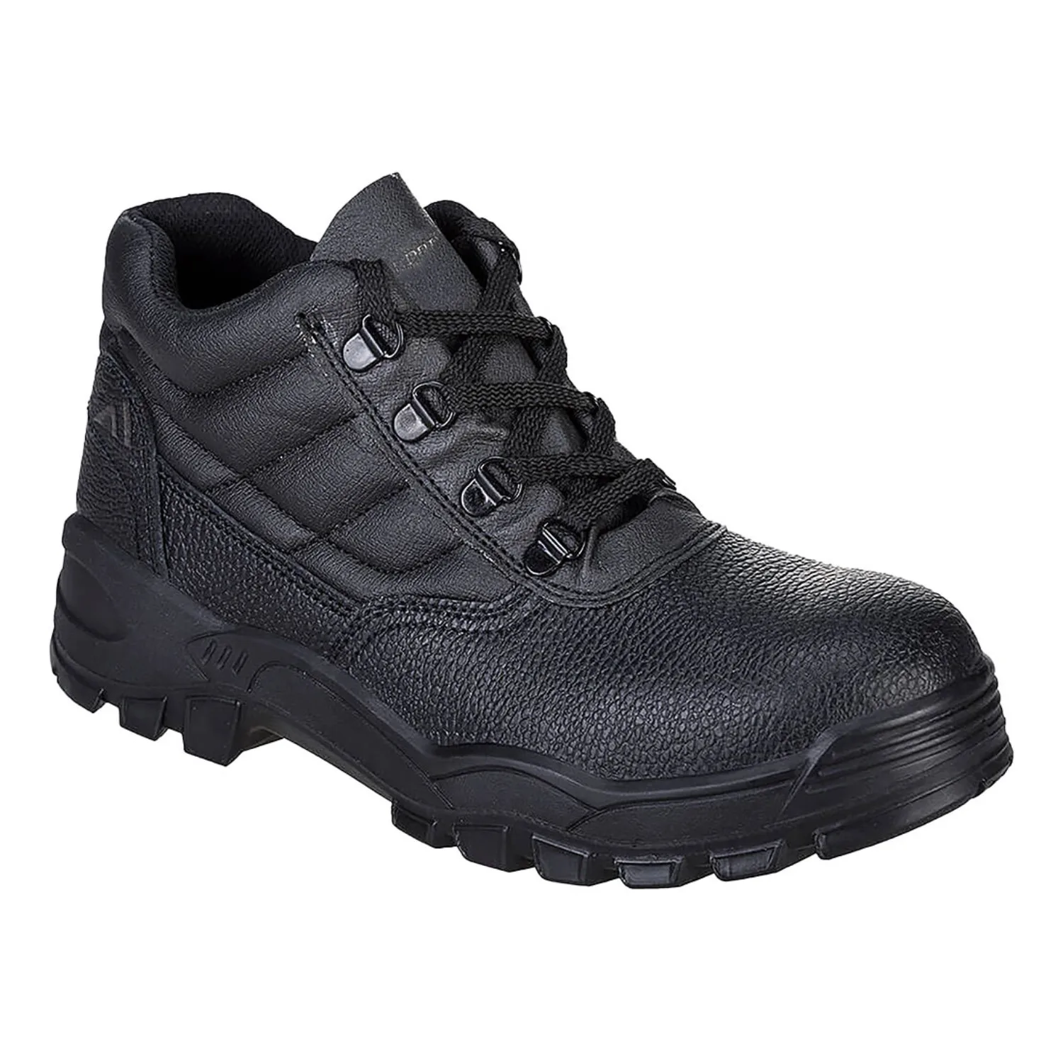 PORTWEST® Anti Static Steel Split Leather Mid Boot S1P SR w/ Protective Steel Toecap