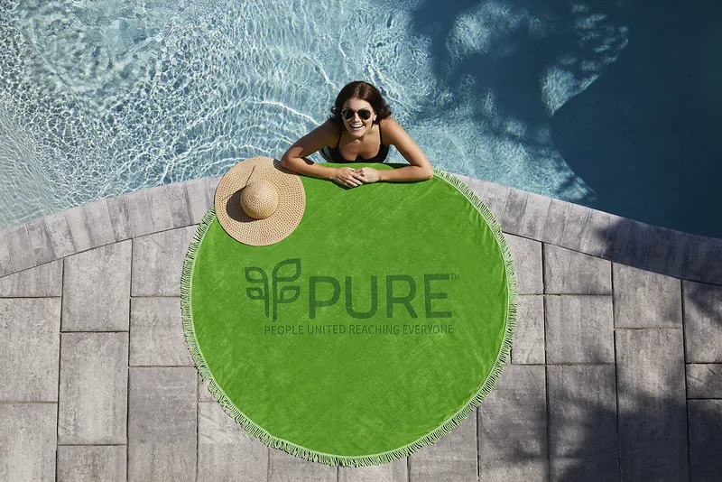 Round Beach Towel