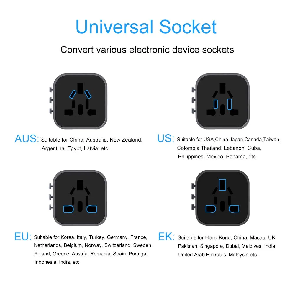 Light Up International Adapter view 5