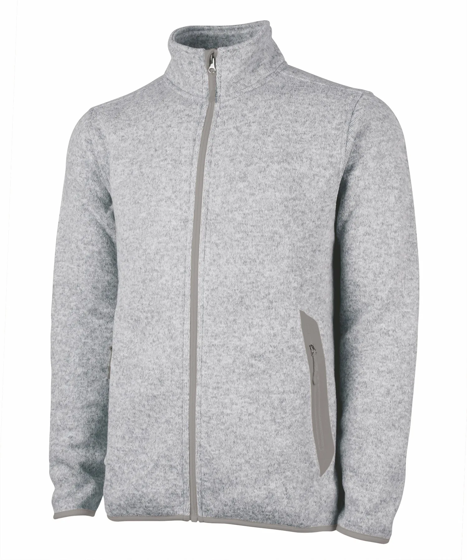 Men's Heathered Fleece Jacket view 2