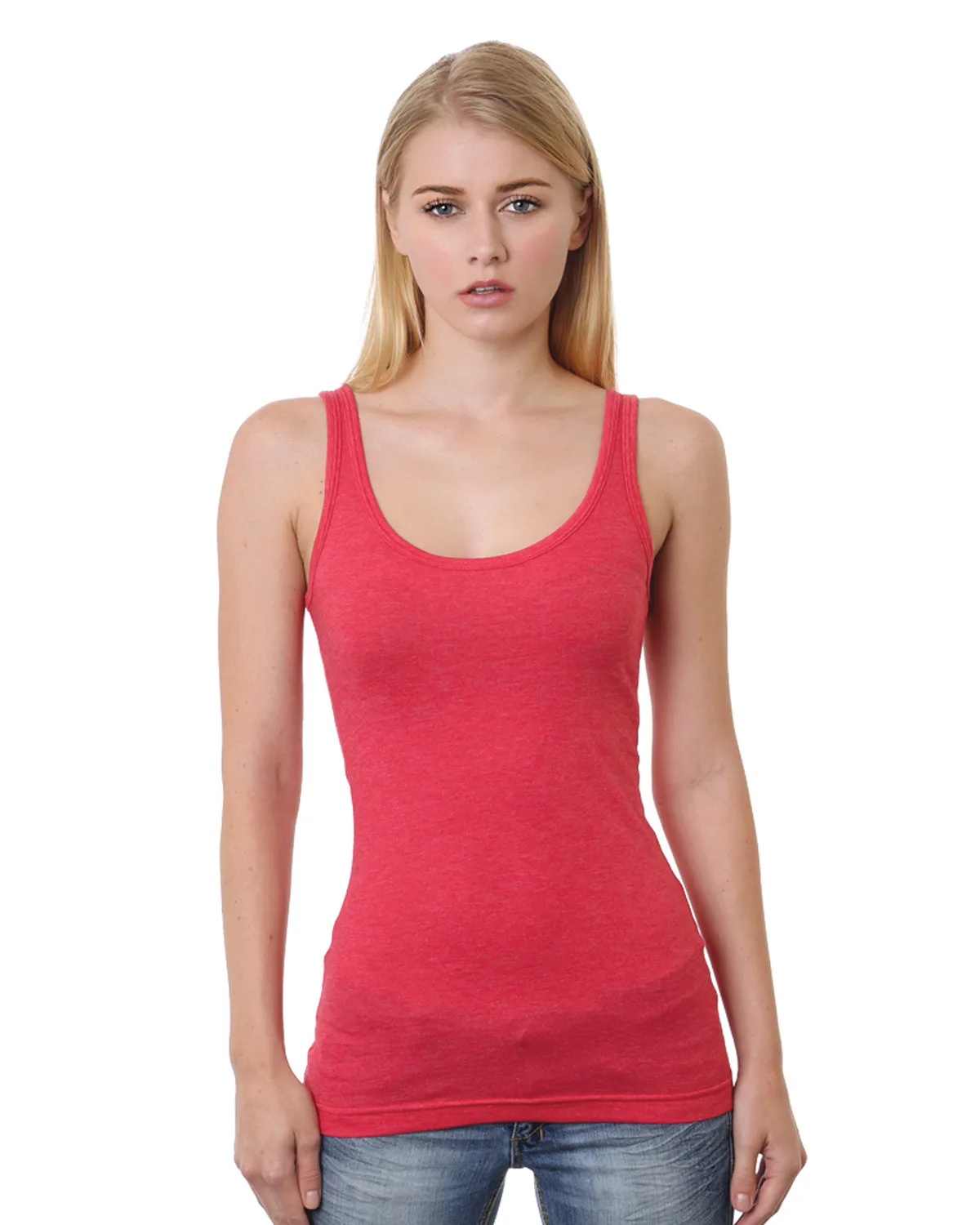 BAYSIDE Ladies' USA Made Tank Top view 6
