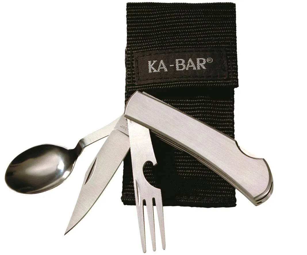 KA-BAR Knives Original Hobo Stainless Knife/Fork/Spoon