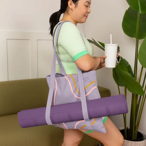Main Squeeze Canvas/Denim Yoga Tote