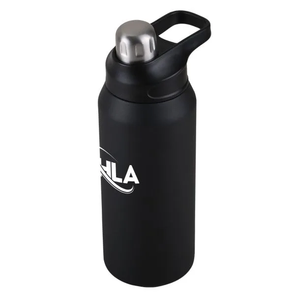 27 Oz. Surat Powder Coated Recycled Stainless Steel Bottle w/Magnetic Lid
