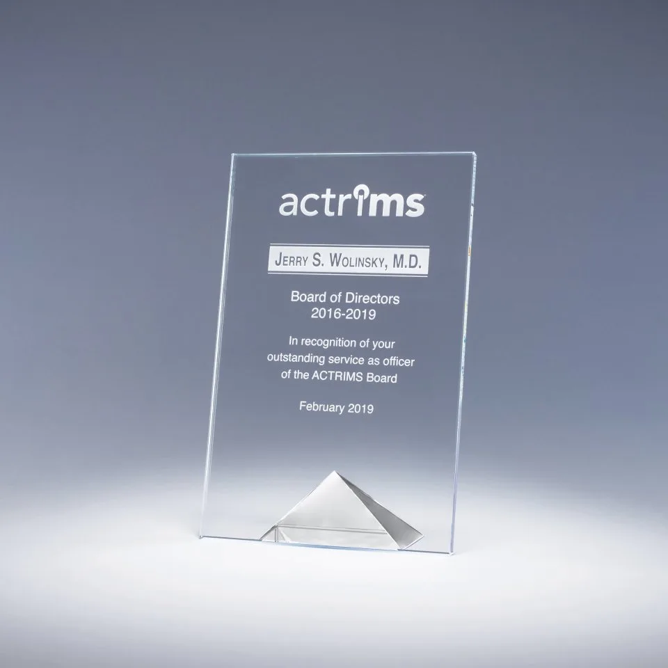 8" Paramount Crystal Award