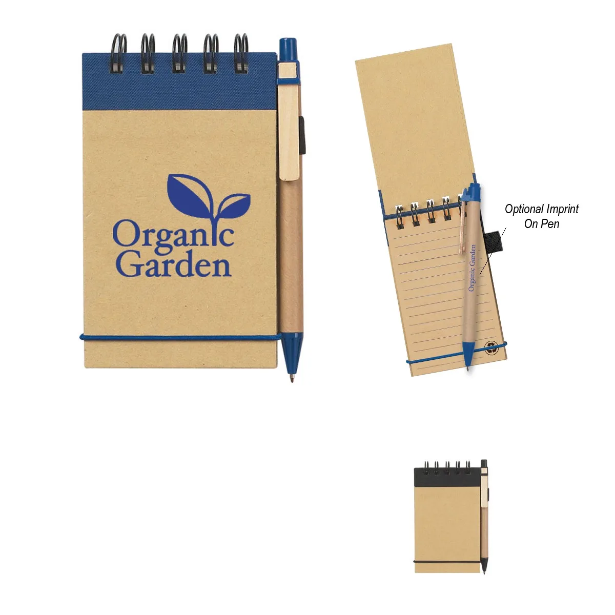 Eco-inspired Spiral Jotter & Pen view 2