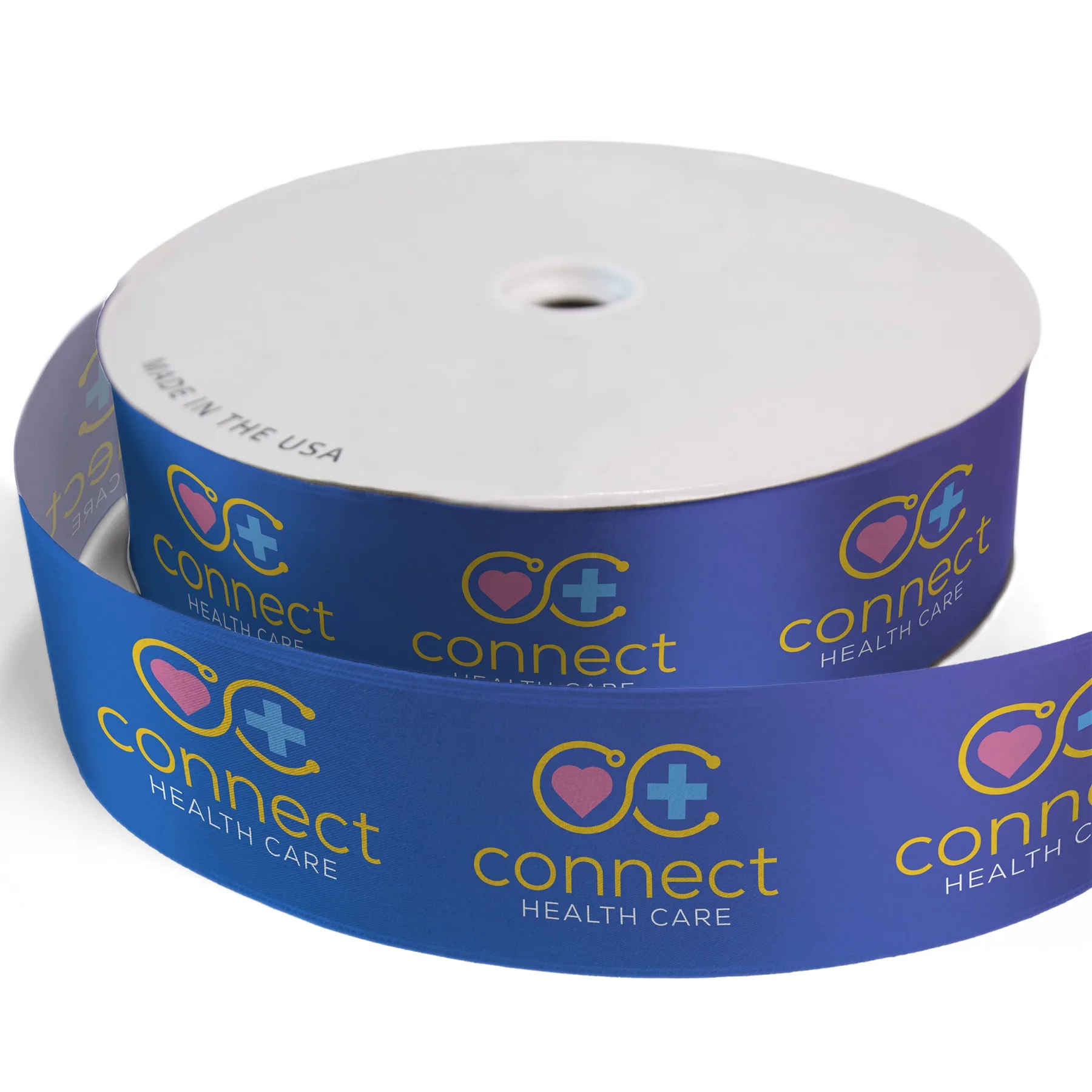 2 1/2" Badge Satin Ribbon - 50yd Roll - Sublimation