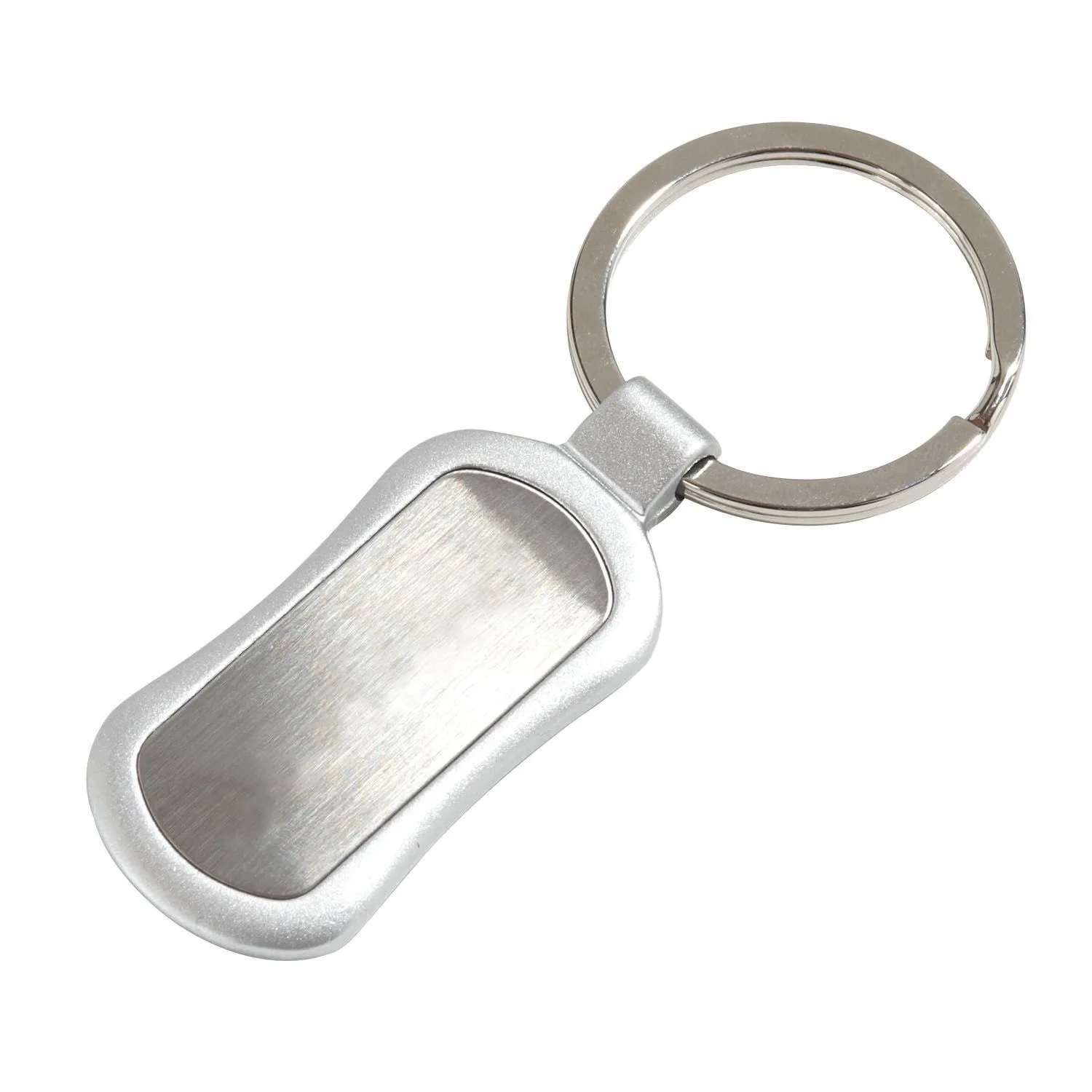 Oval Metal Keytag view 2