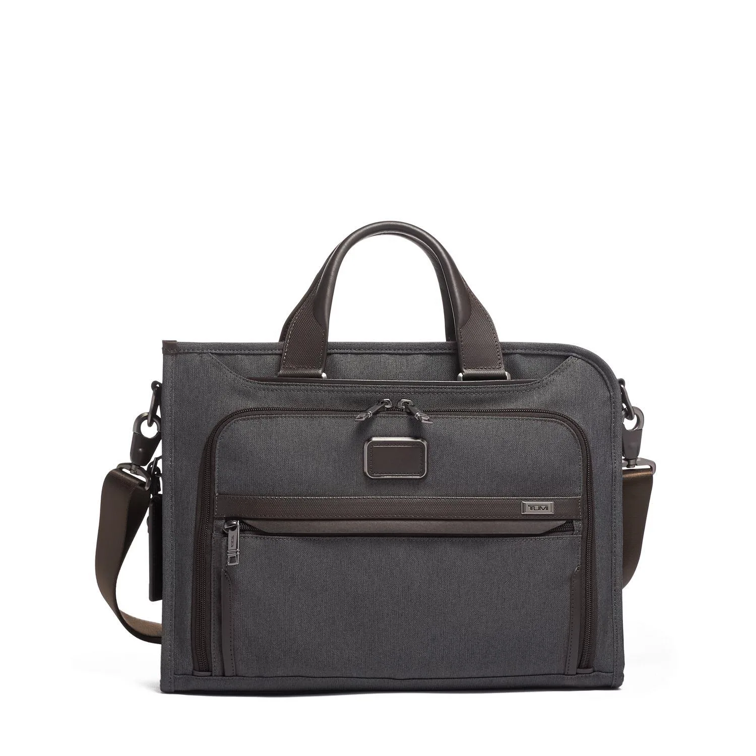 Tumi Alpha Slim Deluxe Portfolio- Anthracite
