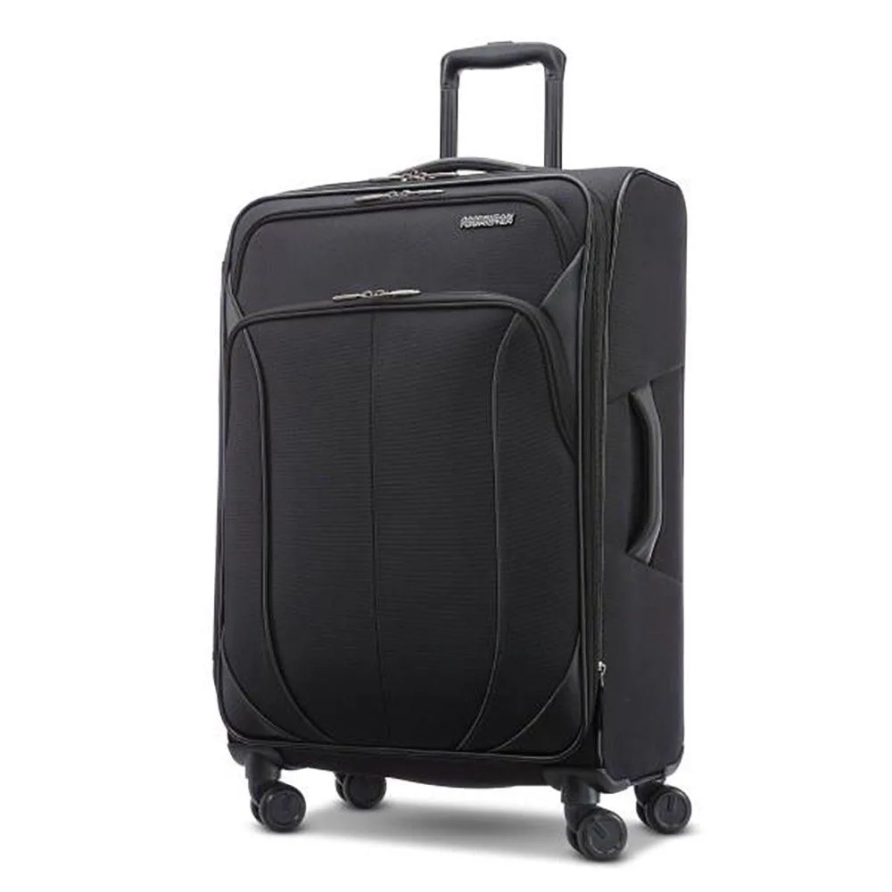 American Tourister 4 Kix 2.0 24" Softside Spinner Black Luggage
