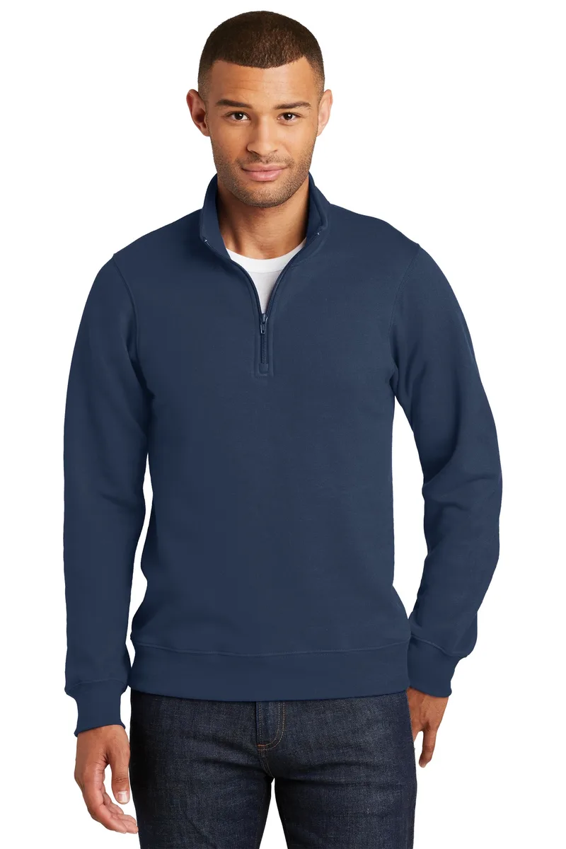 Port & Co™ Fan Favorite Fleece 1/4-Zip Pullover Sweatshirt. view 5