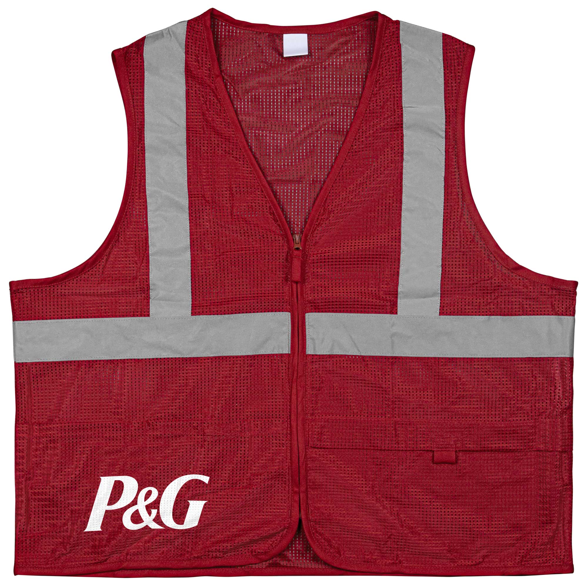 100% Polyester Premium Reflective Safety Vest view 6