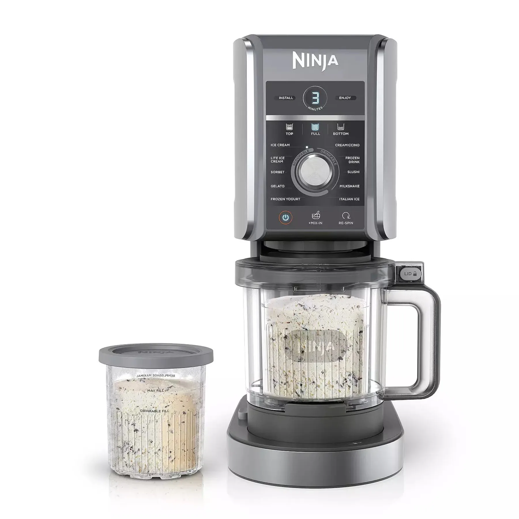 Ninja CREAMi XL Deluxe 11-in-1 Ice Cream and Frozen Treat Maker