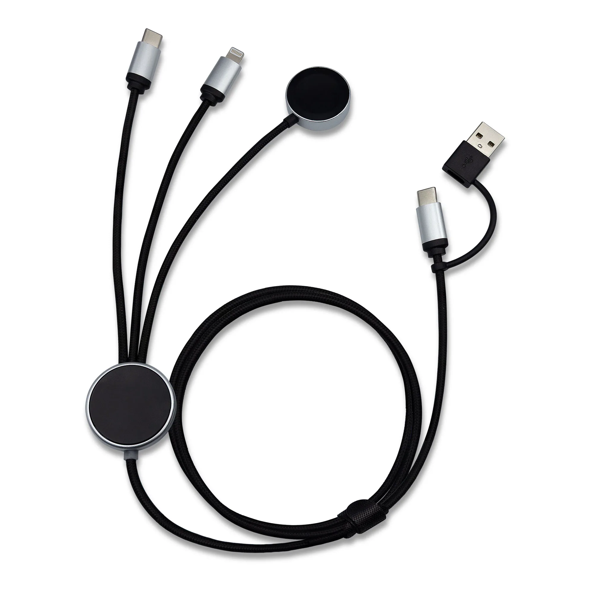 Velora, 3-in-1 Light-up Charging Cable with Apple & Samsung Watch Charging view 2