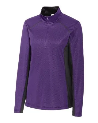 Clique Ice Pique Colorblock Womens Half Zip Tech Pullover view 2