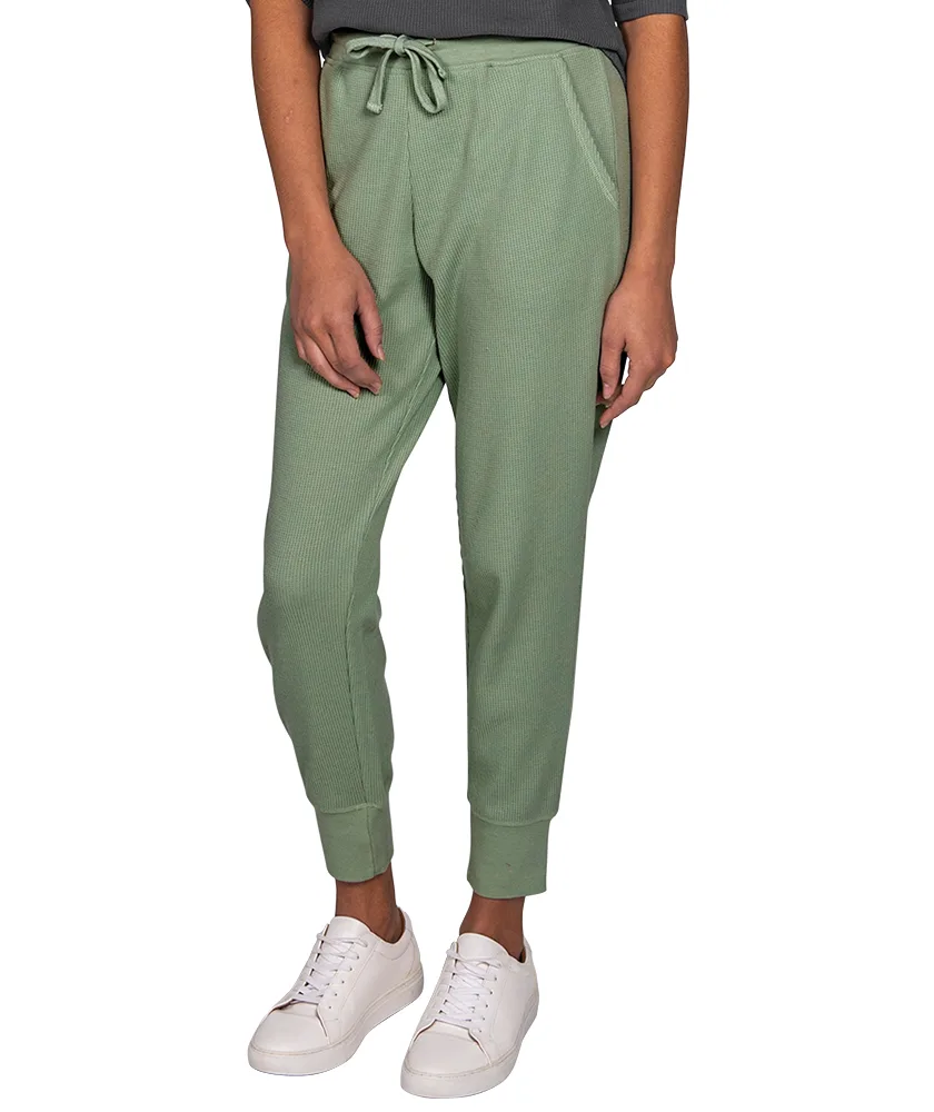 Women's Lightweight Waffle Joggers view 7