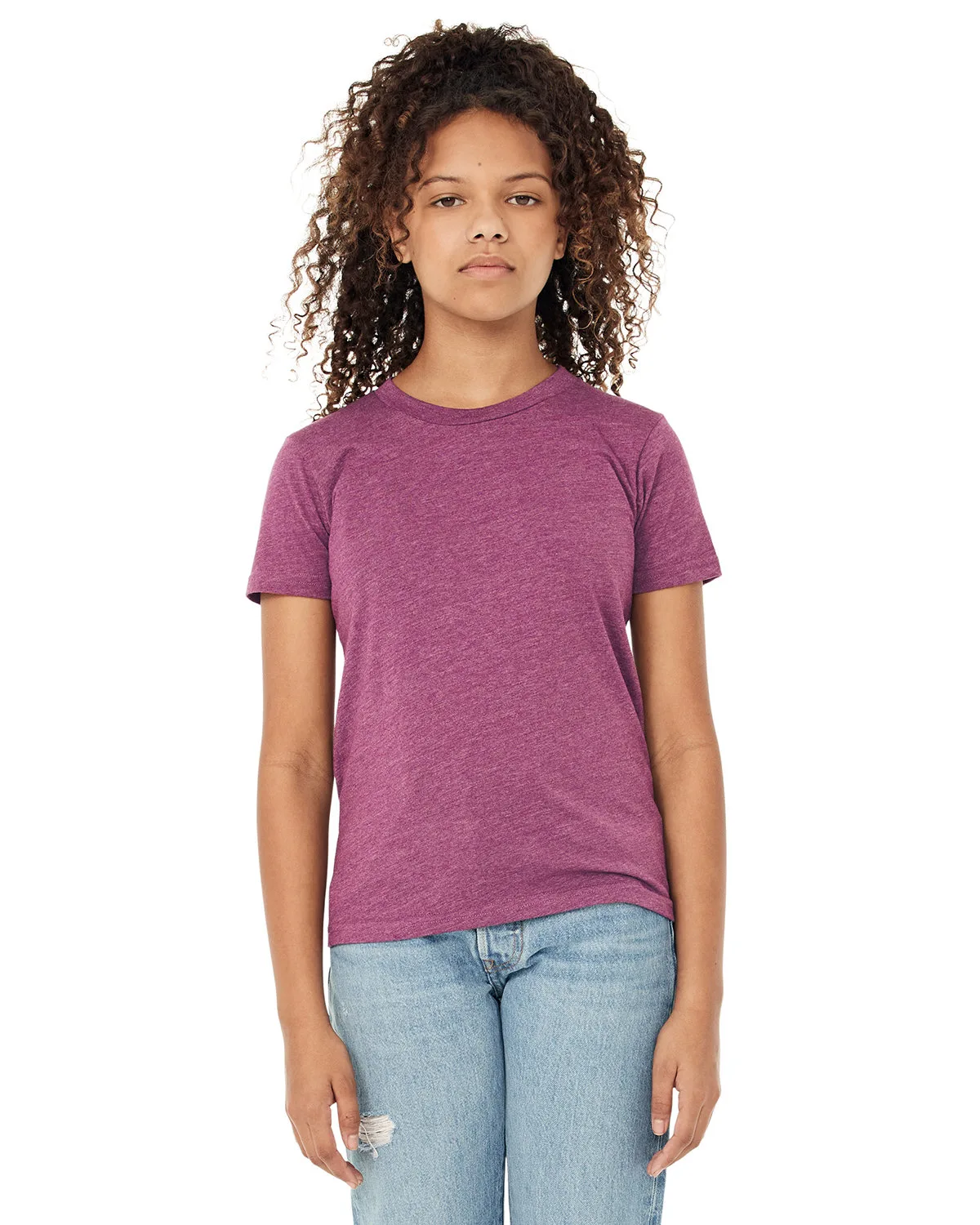 BELLA+CANVAS Youth CVC Jersey T-Shirt view 7