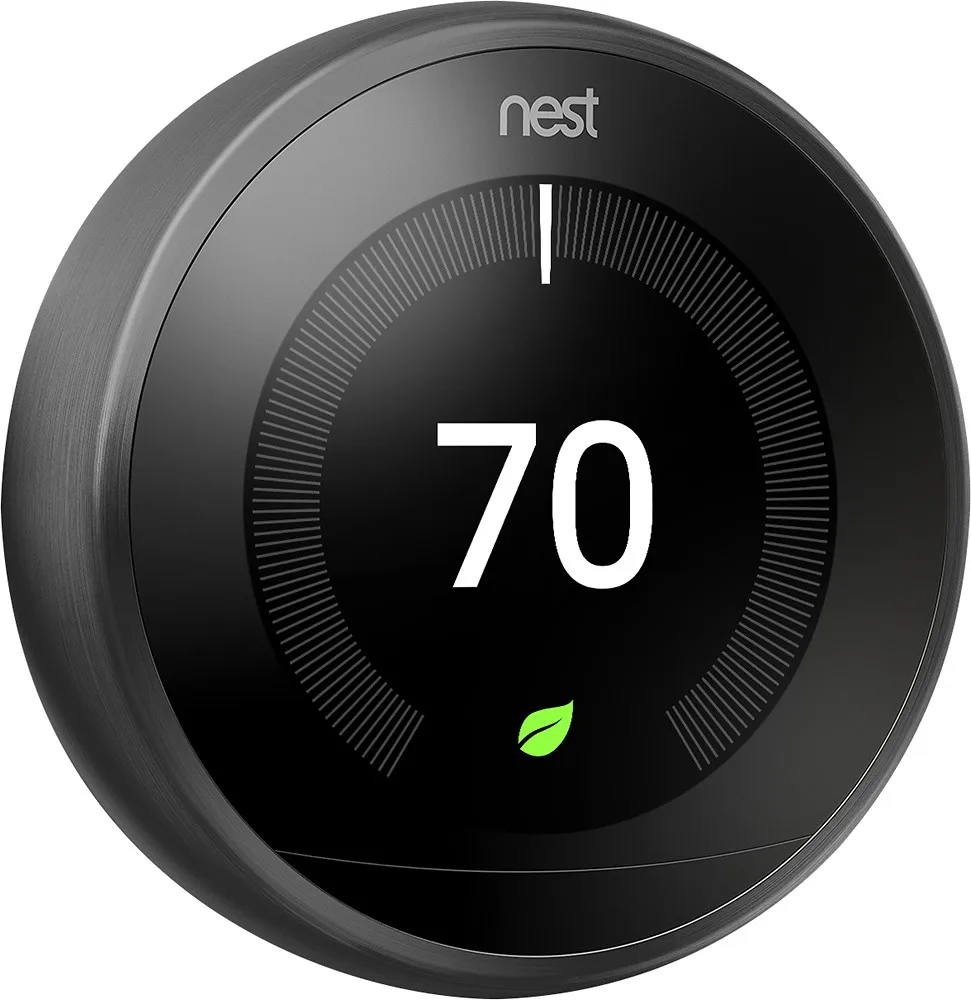 Google-Nest 3Rd Gen-Pro Thermostat - Carbon Black