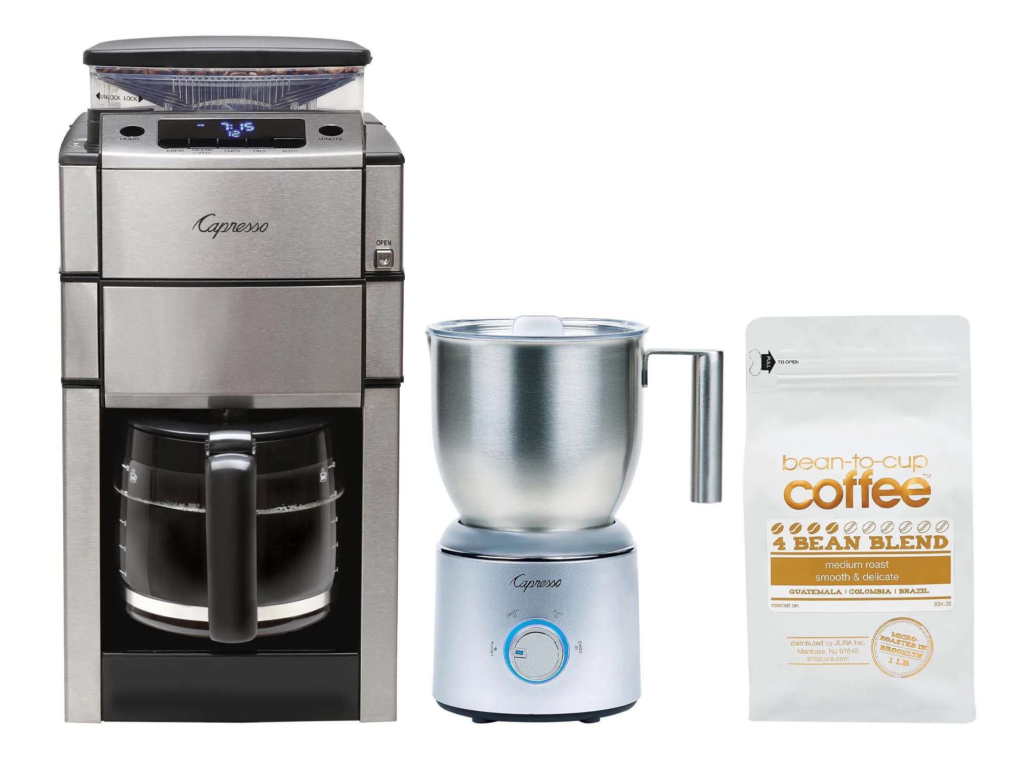Capresso Grind Pro Plus & Froth Select Bundle