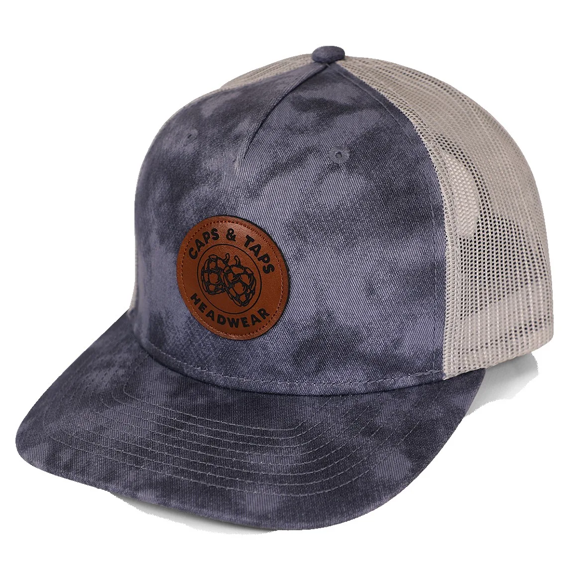 5-Panel Old-Wash Mesh Back Cap