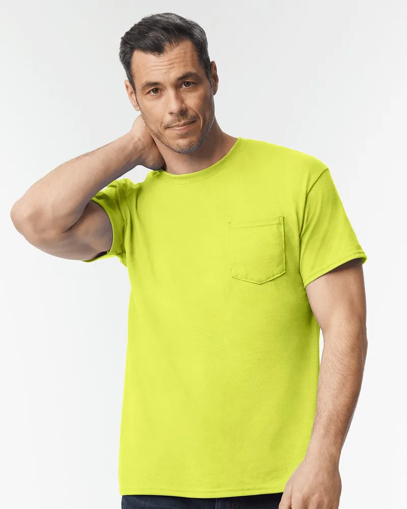 Gildan® Unisex DryBlend® Pocket T-Shirt view 2