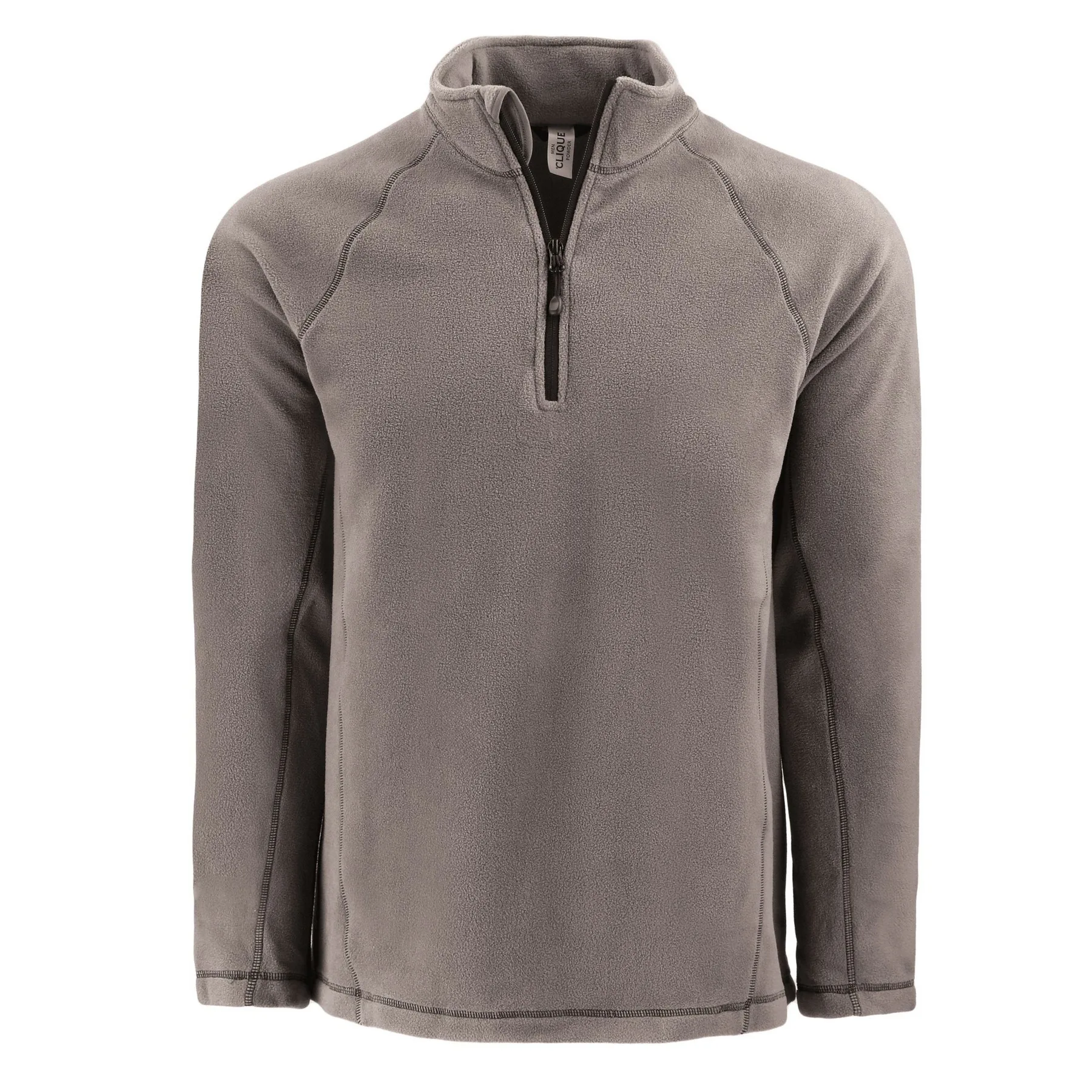 Clique Powder Recycled Fleece Mens Quarter Zip Pullover view 3