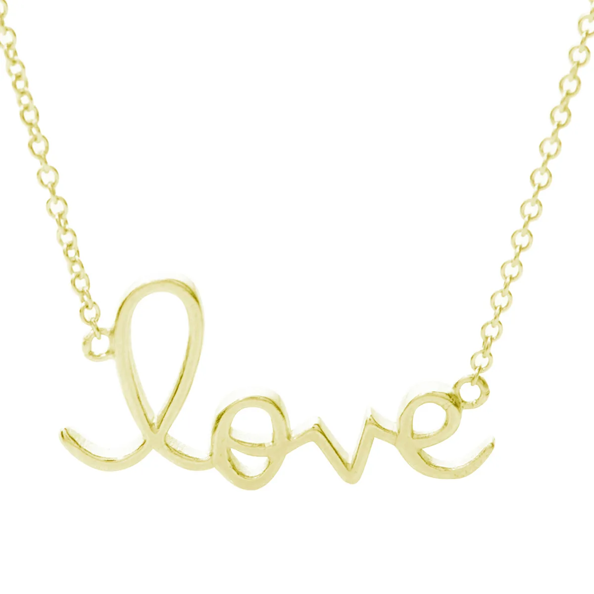 Jilco Inc Love Necklace - Yellow Gold