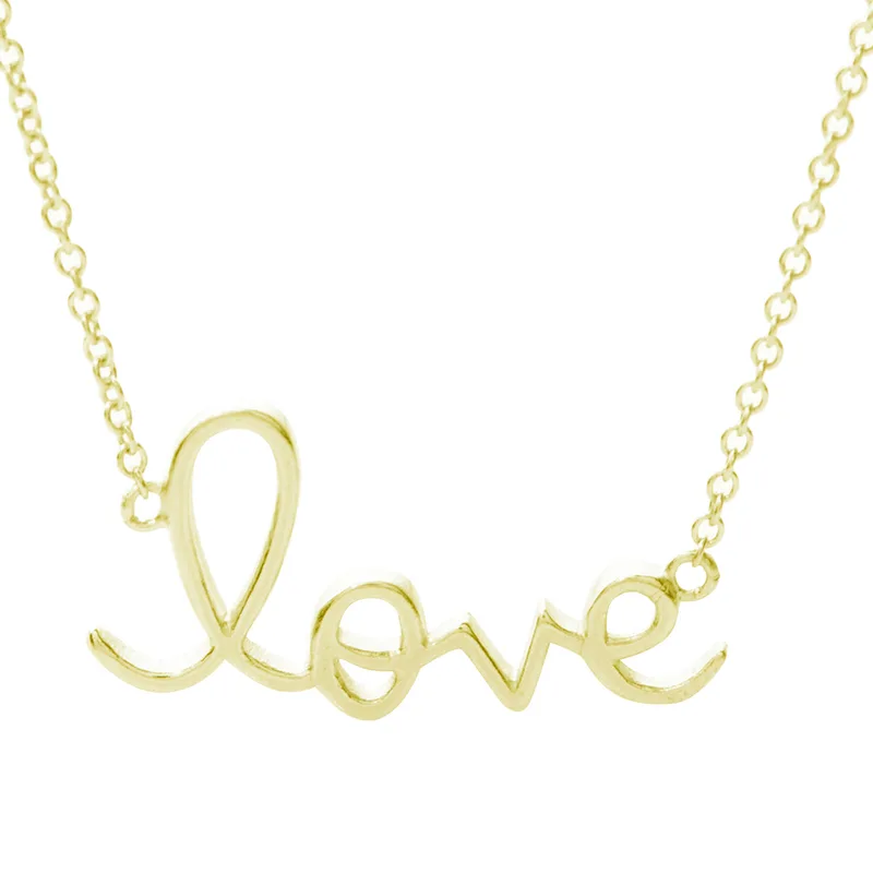 Jilco Inc Love Necklace - Yellow Gold