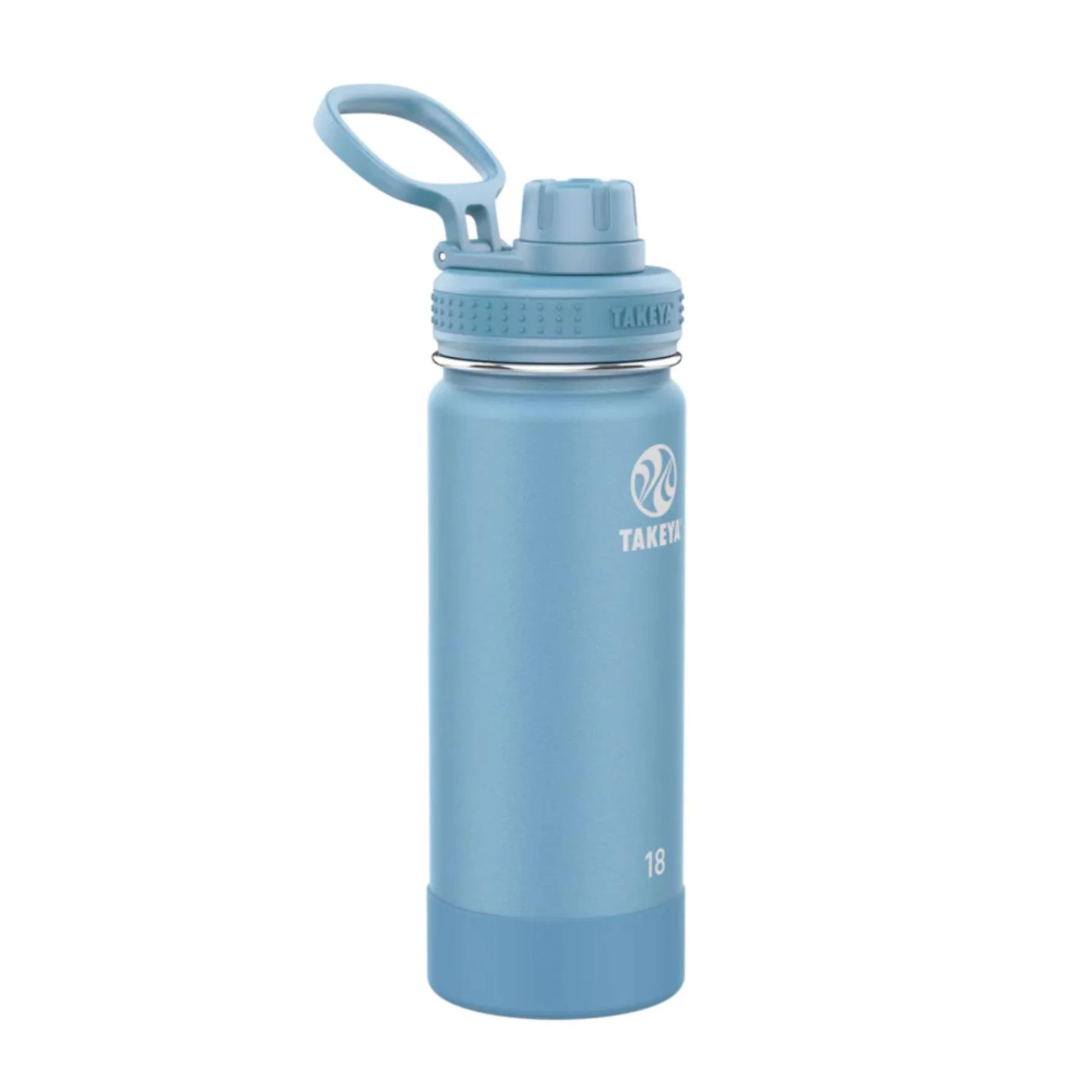 18 oz Takeya® Stainless Steel Insulated Active Water Bottle w/ Spout Lid view 3
