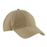 Port & Co™ Brushed Twill Low Profile Cap. — Black