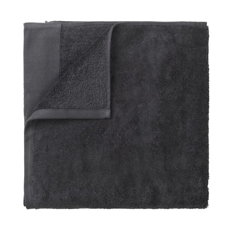 Blomus Riva- Organic Terry Bath Towel 28 X 55 - Magnet Charcoal Gray