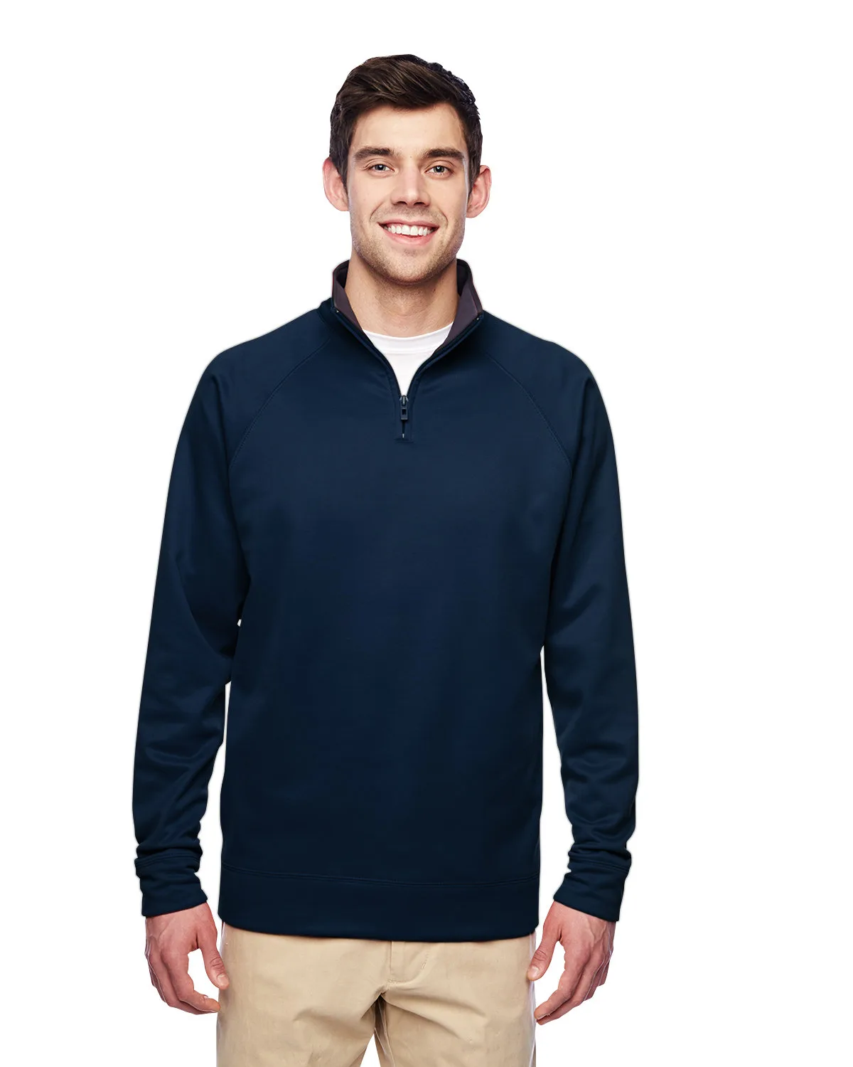 Jerzees Adult DRI-POWER® SPORT Quarter-Zip Cadet Collar Sweatshirt