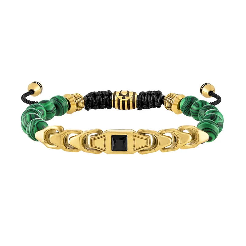 Bulova Jewelry Link™ Gold Beaded Bracelet