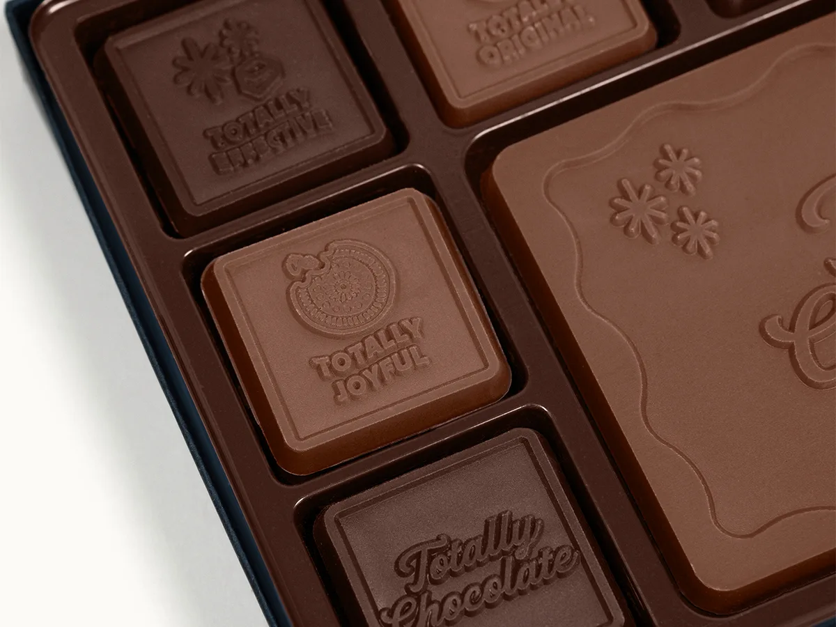 19-Piece Chocolate Ensemble Gift Set with Classic Custom Packaging view 4