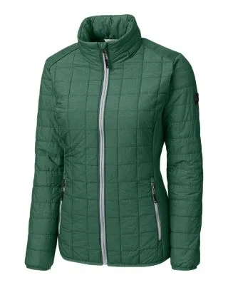 Cutter & Buck Rainier PrimaLoftÂ® Womens Eco Insulated Full Zip Puffer Jacket view 7