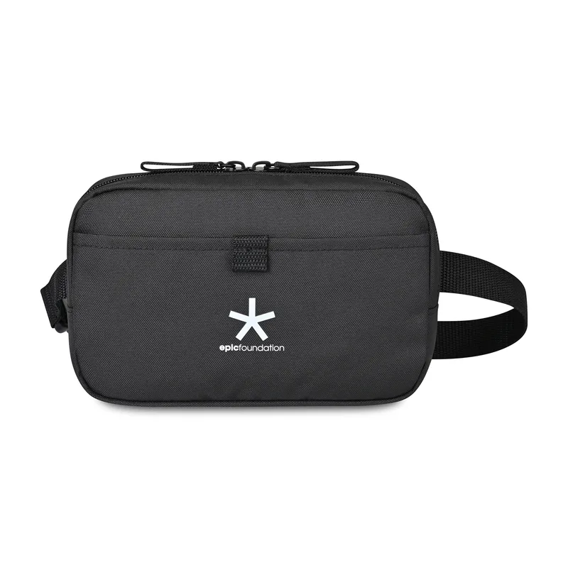 Repeat Recycled Poly Waist Pack - Black