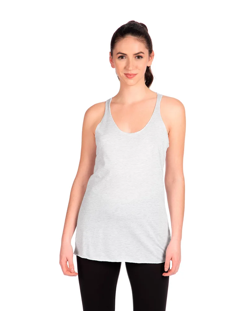 NEXT LEVEL APPAREL Ladies' Triblend Racerback Tank view 4