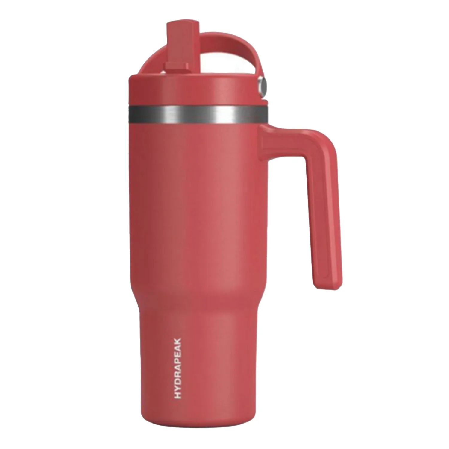 18 oz Hydrapeak® Stainless Steel Insulated Tumbler With Handle and Straw Lid view 6