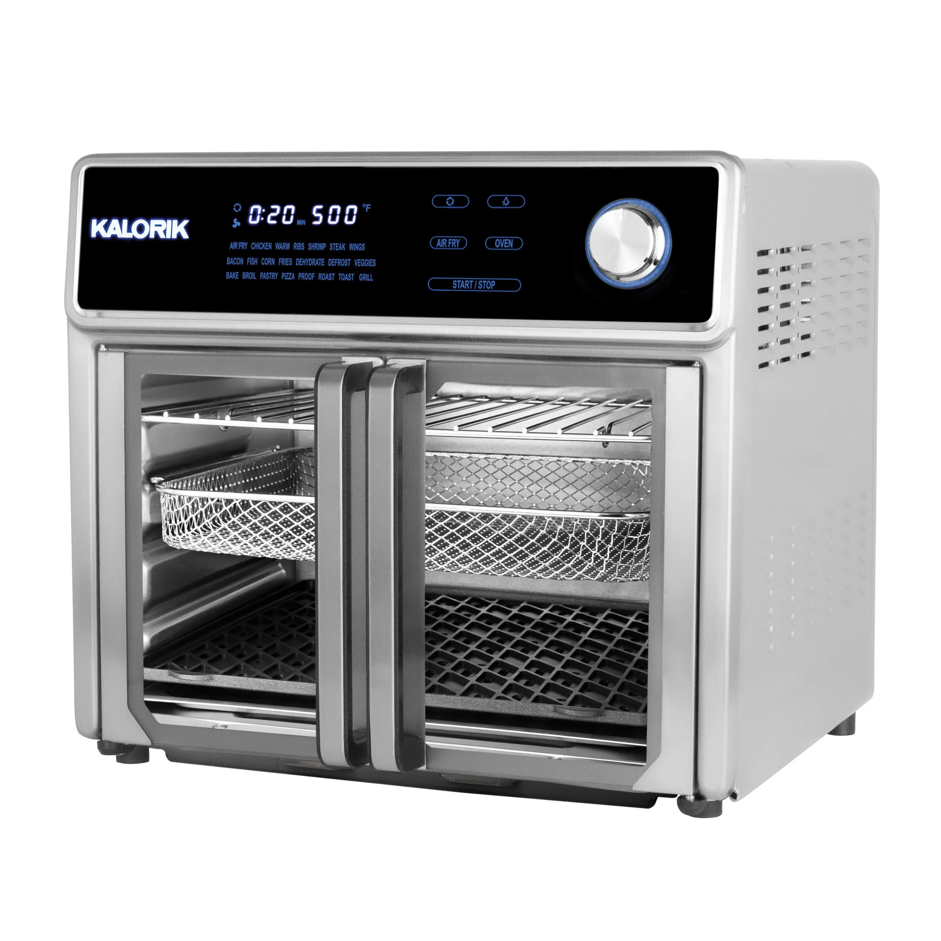 Legacy Kalorik - Maxx 26 Qt. Digital Touch Air Grill - Stainless Steel