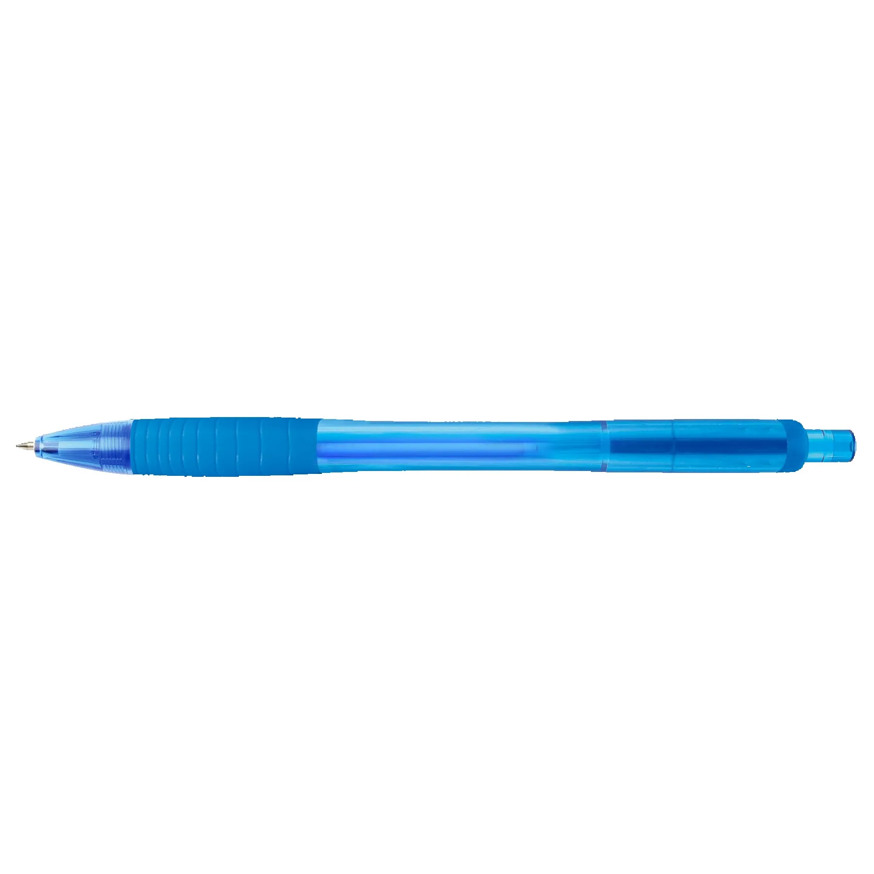 Translucent Blue Blank Back View