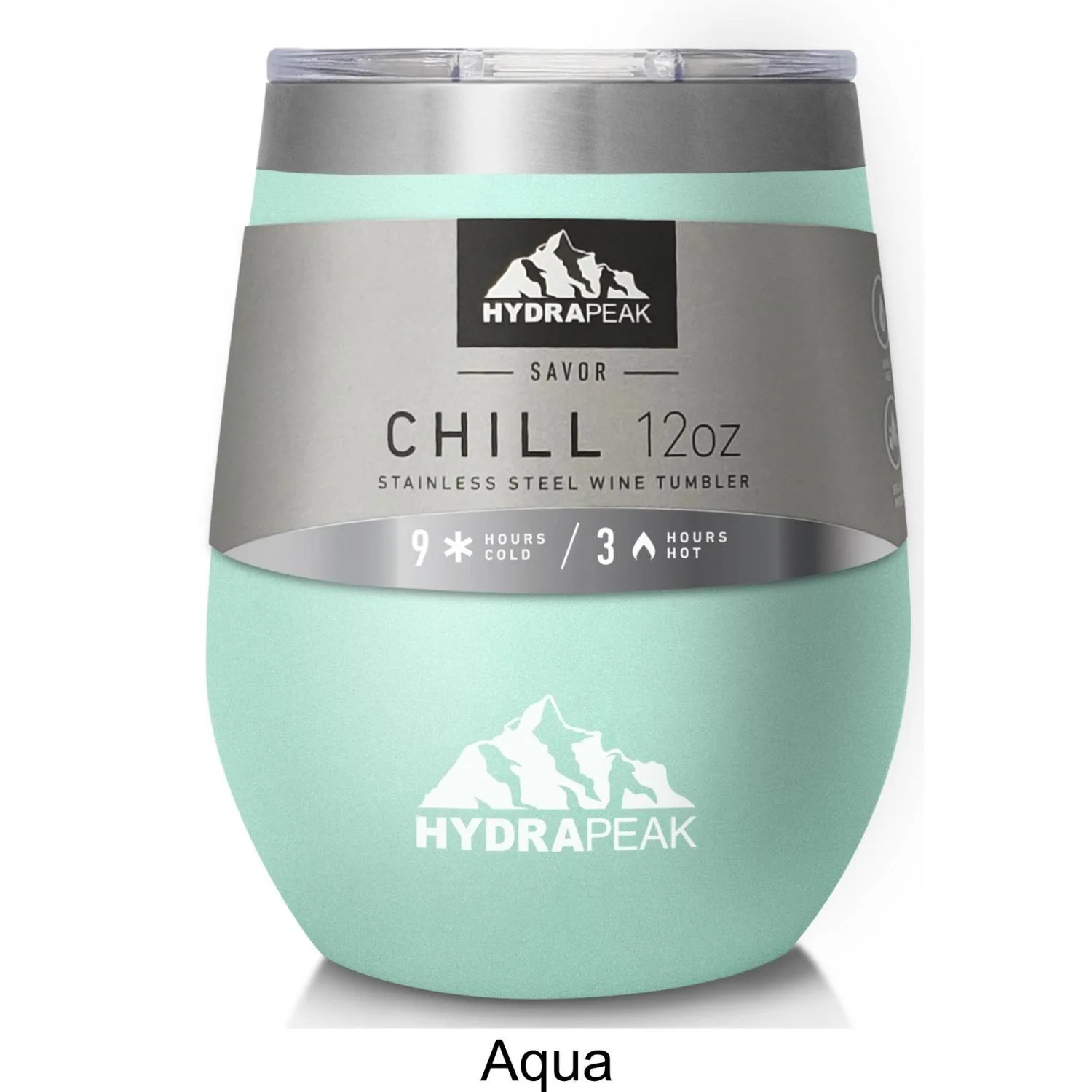12 oz Hydrapeak® Stainless Steel Insulated Chill Stemless Tumbler view 4