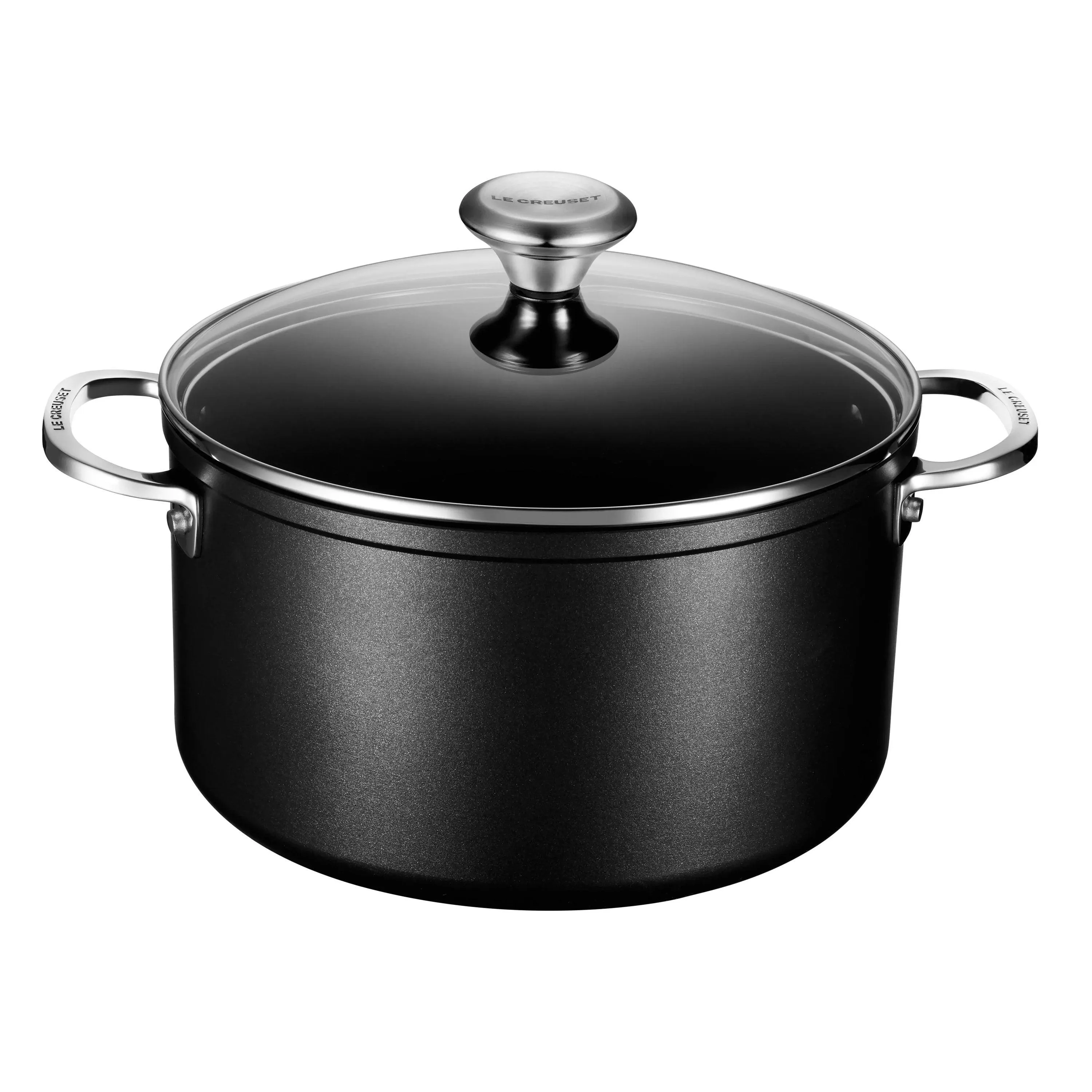 Le Creuset 6.3 Qt. Toughened Nonstick PRO Stockpot w/Glass Lid