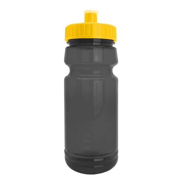 Cycle 24oz Recycled Transparent Bike Bottle w/Push-Pull Lid view 3