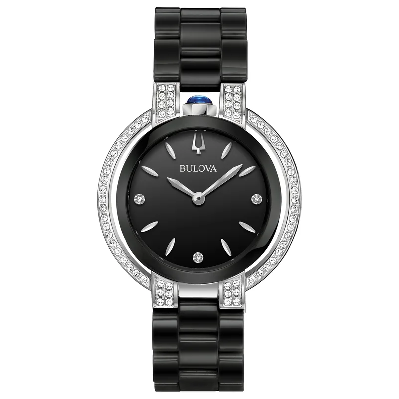 Bulova Watches Ladies' Rubaiyat Ceramic Bracelet Watch