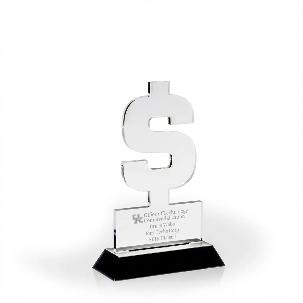 USA Coast-to-Coast Award with Black Wood Base view 2